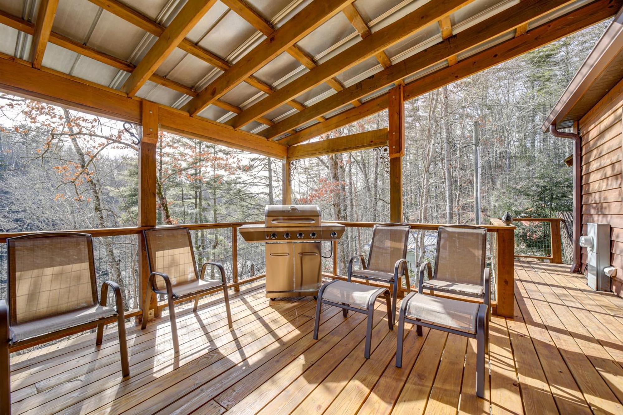 Lakeside Cashiers Cabin With Private Boat Dock! Cullowhee Exterior foto